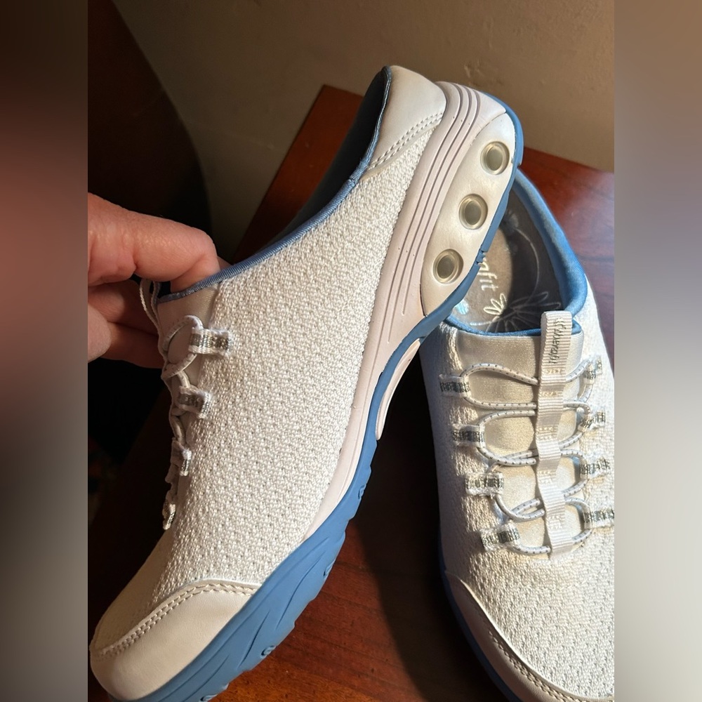 Skechers Blue and White Mule Sneakers
